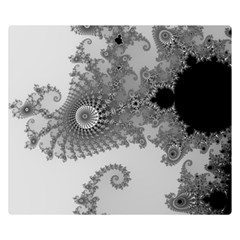 Apple Males Mandelbrot Abstract Double Sided Flano Blanket (small)  by Nexatart