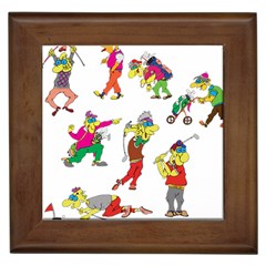 Golfers Athletes Framed Tiles by Nexatart