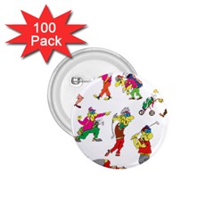 Golfers Athletes 1 75  Buttons (100 Pack)  by Nexatart