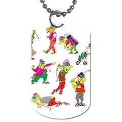 Golfers Athletes Dog Tag (one Side) by Nexatart