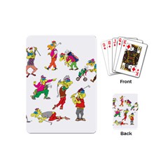 Golfers Athletes Playing Cards (mini)  by Nexatart