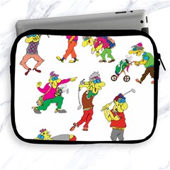 Golfers Athletes Apple Ipad 2/3/4 Zipper Cases by Nexatart