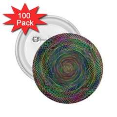 Spiral Spin Background Artwork 2 25  Buttons (100 Pack)  by Nexatart