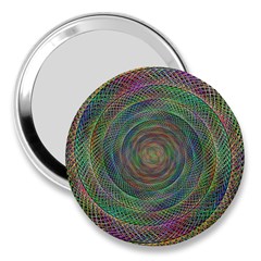 Spiral Spin Background Artwork 3  Handbag Mirrors by Nexatart