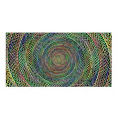 Spiral Spin Background Artwork Satin Shawl by Nexatart