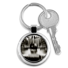 Black And White Hdr Spreebogen Key Chains (round)  by Nexatart