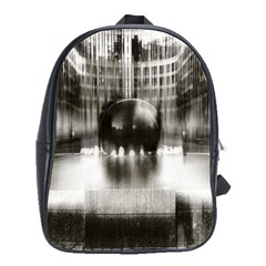 Black And White Hdr Spreebogen School Bag (large) by Nexatart