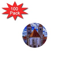 Steeple Church Building Sky Great 1  Mini Magnets (100 Pack)  by Nexatart