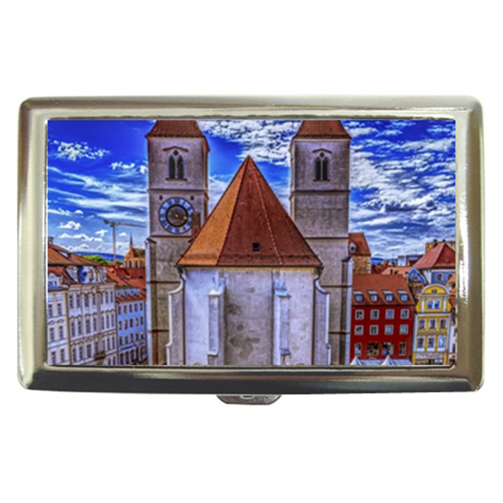 Steeple Church Building Sky Great Cigarette Money Cases