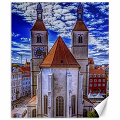 Steeple Church Building Sky Great Canvas 8  X 10  by Nexatart