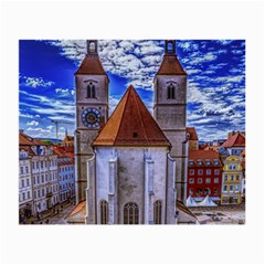 Steeple Church Building Sky Great Small Glasses Cloth (2-side) by Nexatart