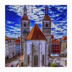 Steeple Church Building Sky Great Medium Glasses Cloth (2-side) by Nexatart