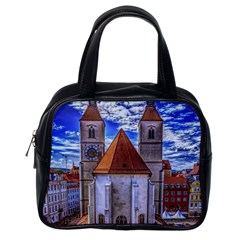 Steeple Church Building Sky Great Classic Handbags (one Side) by Nexatart