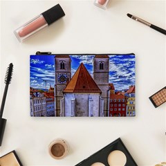 Steeple Church Building Sky Great Cosmetic Bag (small)  by Nexatart