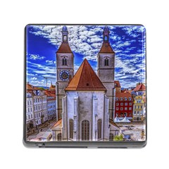 Steeple Church Building Sky Great Memory Card Reader (square) by Nexatart