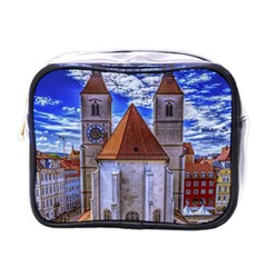 Steeple Church Building Sky Great Mini Toiletries Bags by Nexatart