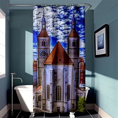 Steeple Church Building Sky Great Shower Curtain 36  X 72  (stall) 