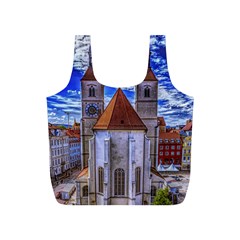 Steeple Church Building Sky Great Full Print Recycle Bags (s)  by Nexatart