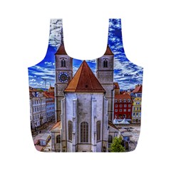 Steeple Church Building Sky Great Full Print Recycle Bags (m)  by Nexatart