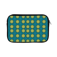 Sunshine Mandalas On Blue Apple Ipad Mini Zipper Cases by pepitasart