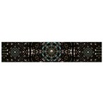 Pearl Stars On A Wonderful Sky Of Star Constellations Flano Scarf (Small) Back