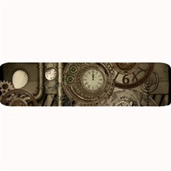 Stemapunk Design With Clocks And Gears Large Bar Mats by FantasyWorld7