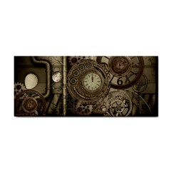 Stemapunk Design With Clocks And Gears Hand Towel by FantasyWorld7