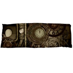 Stemapunk Design With Clocks And Gears Body Pillow Case (dakimakura) by FantasyWorld7