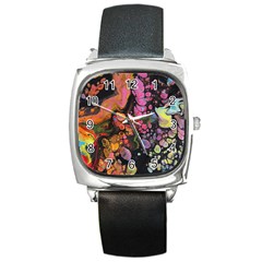 To Infinity And Beyond Square Metal Watch by friedlanderWann