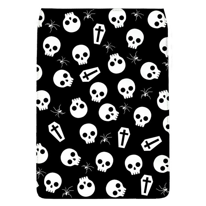 Skull, spider and chest  - Halloween pattern Flap Covers (L) 