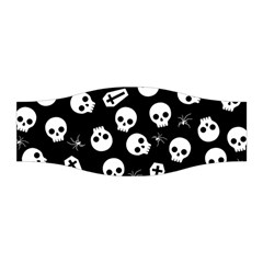 Skull, Spider And Chest  - Halloween Pattern Stretchable Headband by Valentinaart