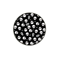 Skull, Spider And Chest  - Halloween Pattern Hat Clip Ball Marker