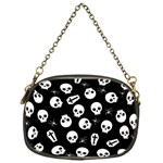 Skull, spider and chest  - Halloween pattern Chain Purses (One Side)  Front