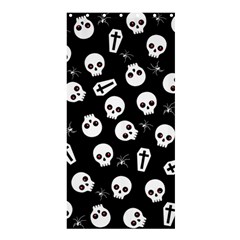 Skull, Spider And Chest  - Halloween Pattern Shower Curtain 36  X 72  (stall)  by Valentinaart