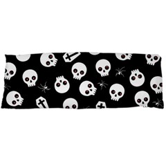 Skull, Spider And Chest  - Halloween Pattern Body Pillow Case (dakimakura) by Valentinaart