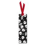 Skull, spider and chest  - Halloween pattern Small Book Marks Front