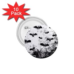 Vintage Halloween Bat Pattern 1 75  Buttons (10 Pack) by Valentinaart