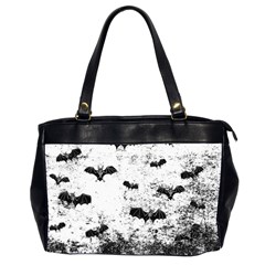 Vintage Halloween Bat Pattern Office Handbags (2 Sides)  by Valentinaart