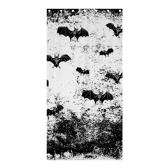 Vintage Halloween Bat Pattern Shower Curtain 36  X 72  (stall)  by Valentinaart