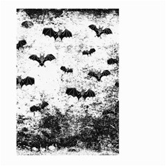 Vintage Halloween Bat Pattern Large Garden Flag (two Sides) by Valentinaart