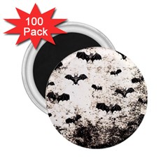 Vintage Halloween Bat Pattern 2 25  Magnets (100 Pack)  by Valentinaart