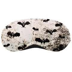 Vintage Halloween Bat Pattern Sleeping Masks by Valentinaart