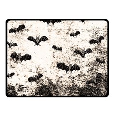 Vintage Halloween Bat Pattern Fleece Blanket (small) by Valentinaart