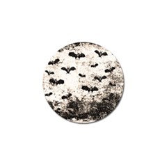 Vintage Halloween Bat Pattern Golf Ball Marker (10 Pack) by Valentinaart