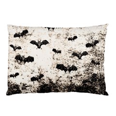 Vintage Halloween Bat Pattern Pillow Case by Valentinaart