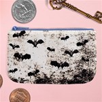 Vintage Halloween Bat pattern Large Coin Purse Front