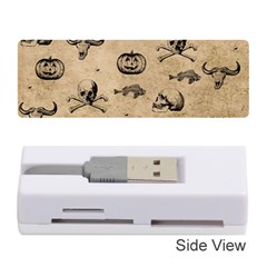 Vintage Halloween Pattern Memory Card Reader (stick)  by Valentinaart