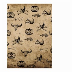 Vintage Halloween Pattern Small Garden Flag (two Sides) by Valentinaart