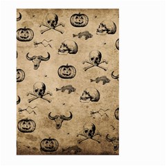 Vintage Halloween Pattern Large Garden Flag (two Sides) by Valentinaart