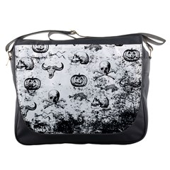 Vintage Halloween Pattern Messenger Bags by Valentinaart